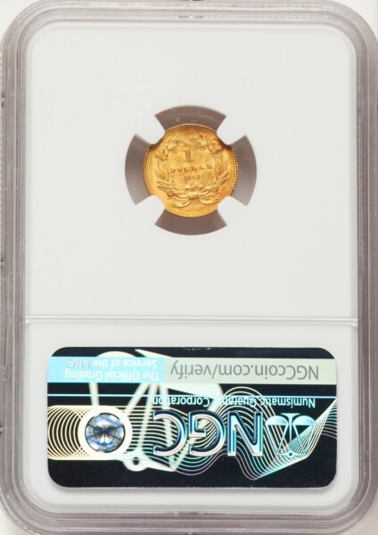 1862 G$1 63 NGC