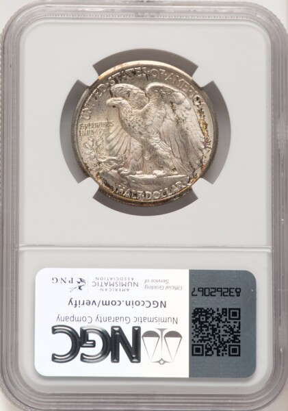 1945-D 50C NGC Plus 67 NGC