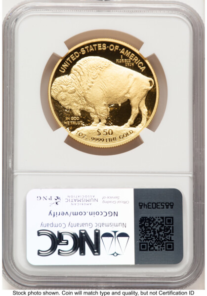 2008-W Proof Gold Buffalo 1 oz Thomas Uram 70 NGC