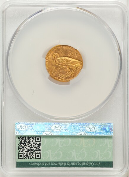 1925-D $2 1/2 Green Label 63 CACG