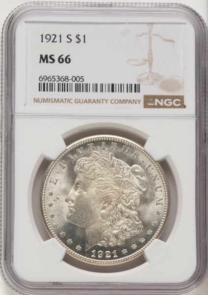 1921-S S$1 66 NGC