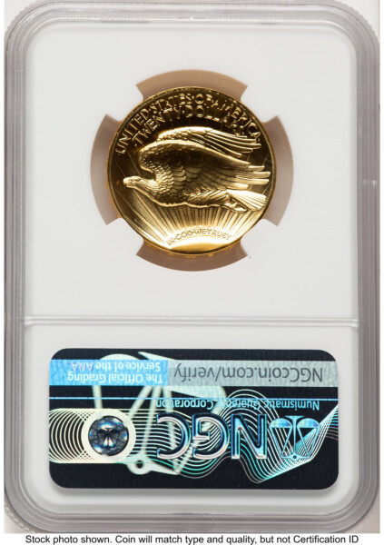 2009 G$20 Ultra High Relief, PL Don Everhart 70 NGC