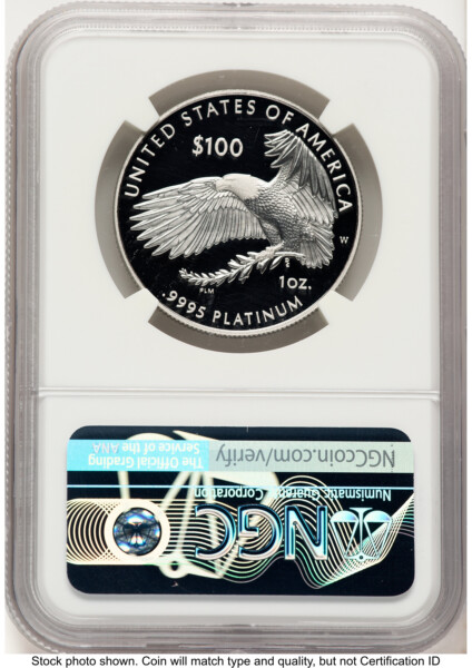 2020-W Proof Platinum Eagle 1 oz Ed Moy 70 NGC