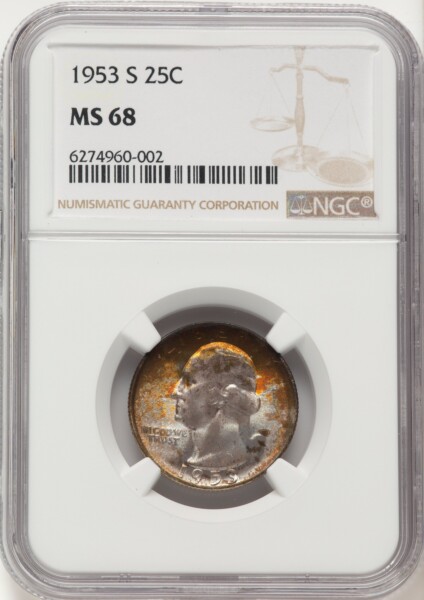 1953-S 25C 68 NGC