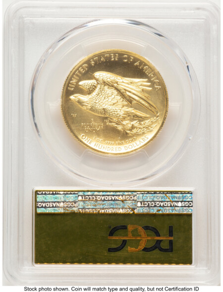 2015-W G$100 American Liberty High Relief Gold Foil 70 PCGS