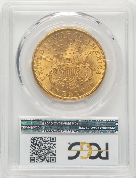 1873-CC $20 PCGS Secure 61 PCGS