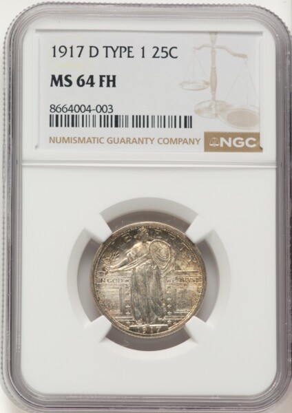 1917-D Type One, FH 64 NGC