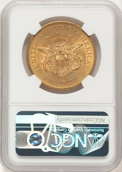 1861 $20 55 NGC
