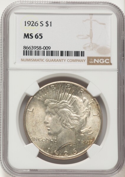 1926-S S$1 65 NGC