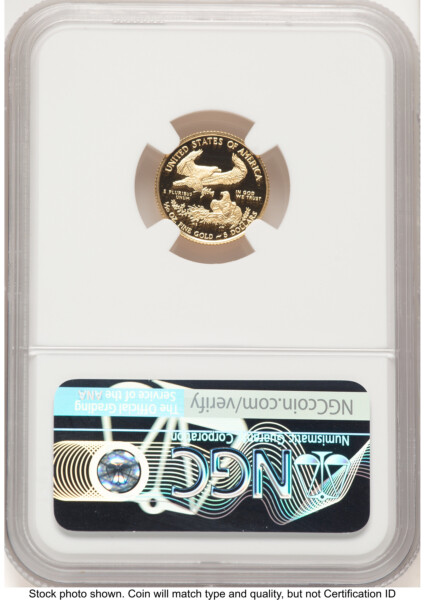 2018-W Proof Gold Eagle 1/10 oz Ed Moy 70 NGC