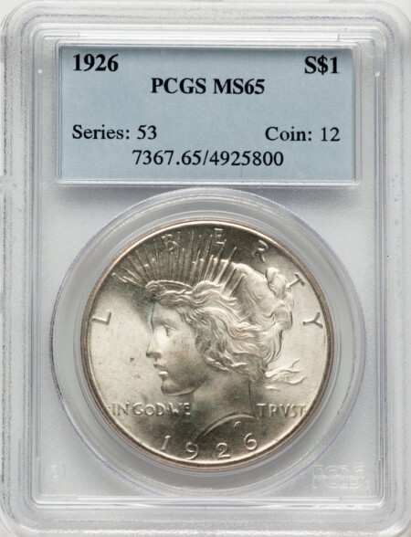1926 S$1 65 PCGS