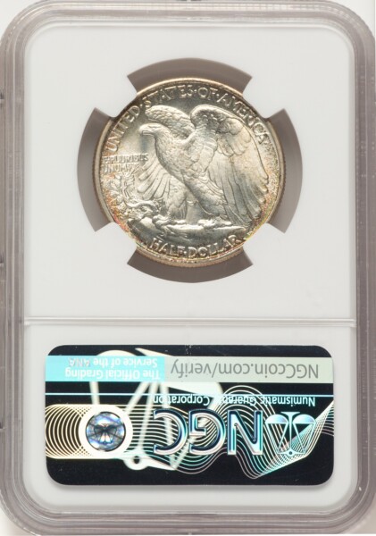 1943 50C NGC Plus 67 NGC