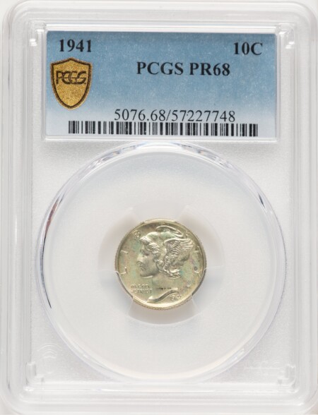 1941 10C PCGS Secure 68 PCGS