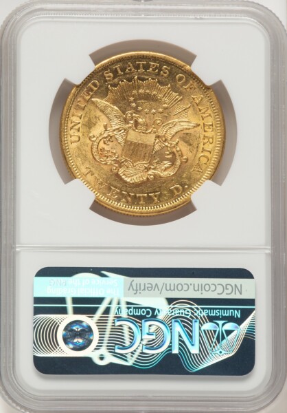 1860 $20 55 NGC