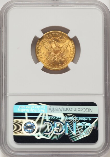 1899-S $5 65 NGC