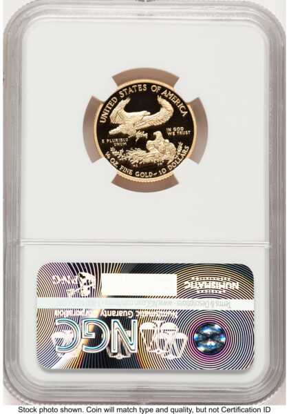 2016-W Proof Gold Eagle 1/4 oz Ed Moy 70 NGC