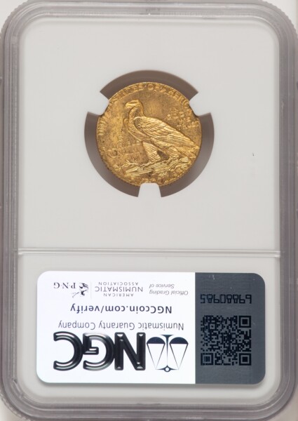 1909 $5 64 NGC