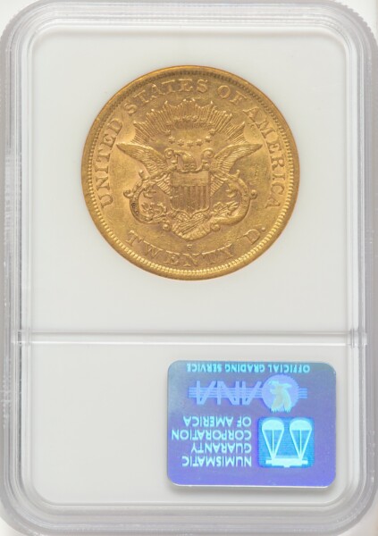 1863-S $20 45 NGC