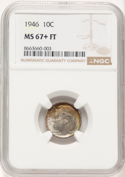 1946 10C, FB NGC Plus 67 NGC