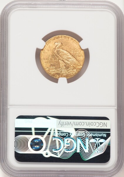 1908-D $5 65 NGC