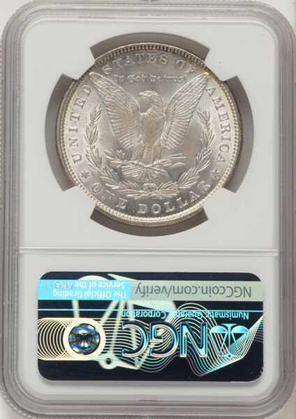 1884 S$1 Brown Label 66 NGC