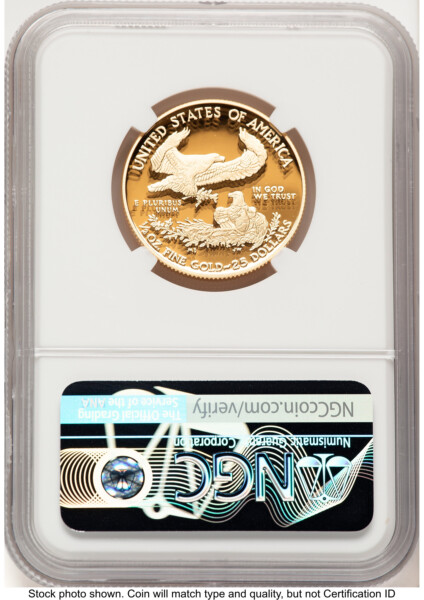 2018-W Proof Gold Eagle 1/2 oz Ed Moy 70 NGC