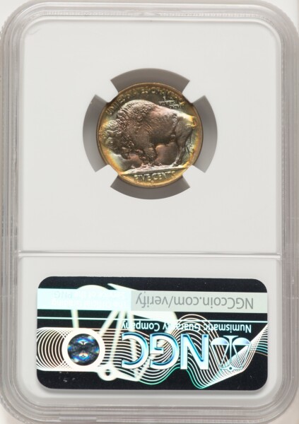 1938-D 5C Buffalo, MS 67 NGC