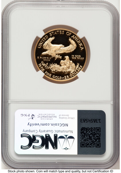 2019-W Proof Gold Eagle 1/2 oz Kenneth Bressett Red Book 70 NGC
