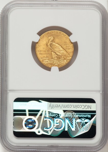 1908 $5 Indian, MS 64 NGC