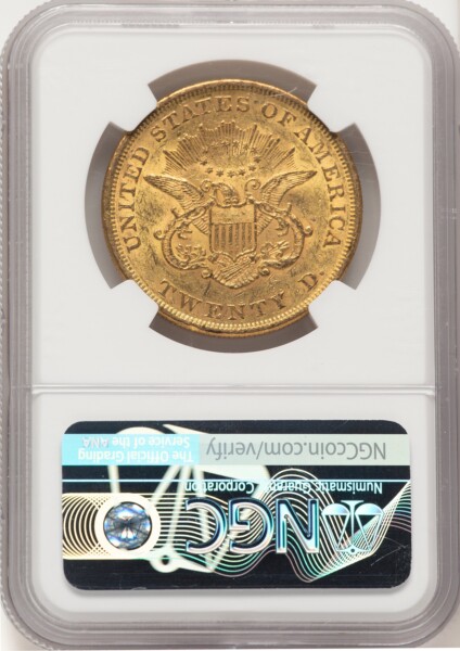 1852 $20 53 NGC