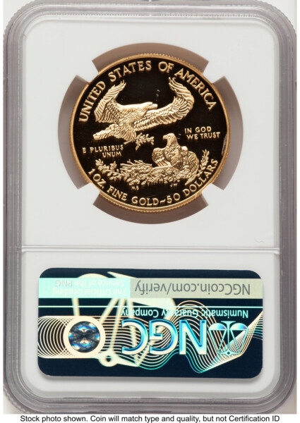 2006-W Proof Gold Eagle 1 oz Miley Frost 70 NGC
