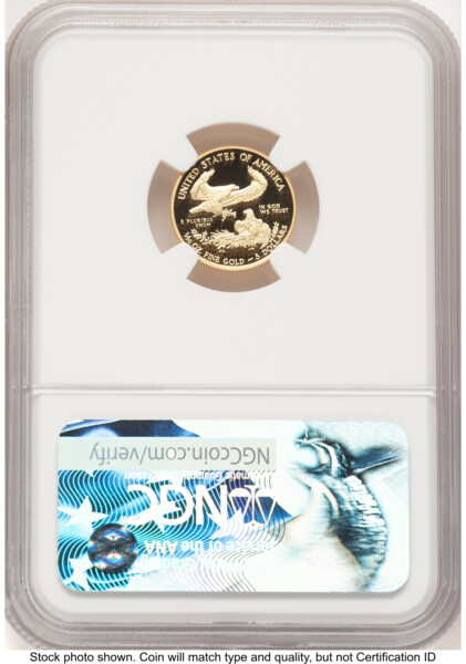 2017-W Proof Gold Eagle 1/10 oz Ed Moy 70 NGC