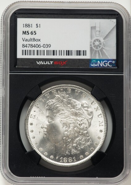 1881 S$1 65 NGC