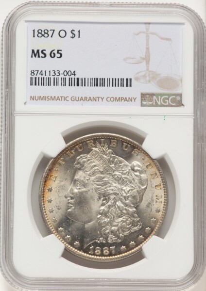 1887-O S$1 65 NGC