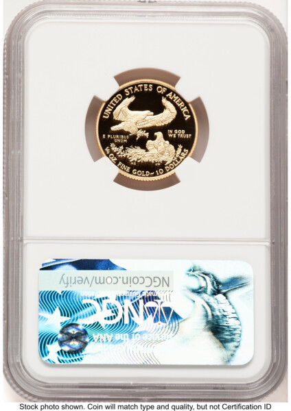 2017-W Proof Gold Eagle 1/4 oz Ed Moy 70 NGC