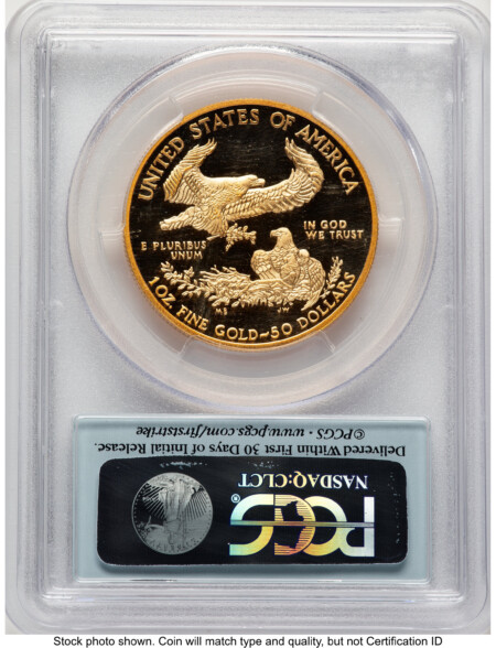 2013-W Proof Gold Eagle 1 oz FS Flag 70 PCGS