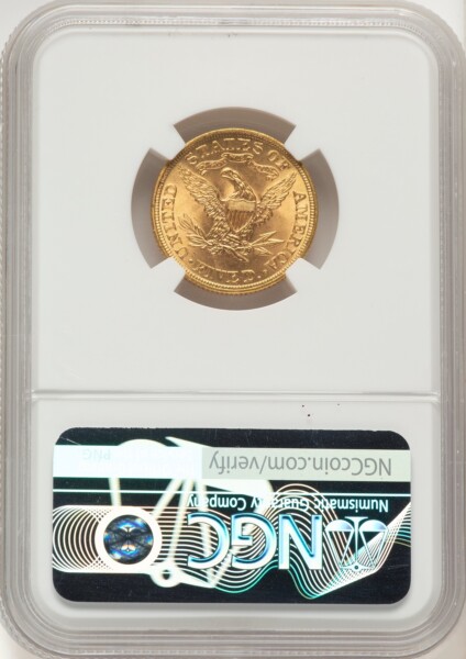 1899 $5 66 NGC
