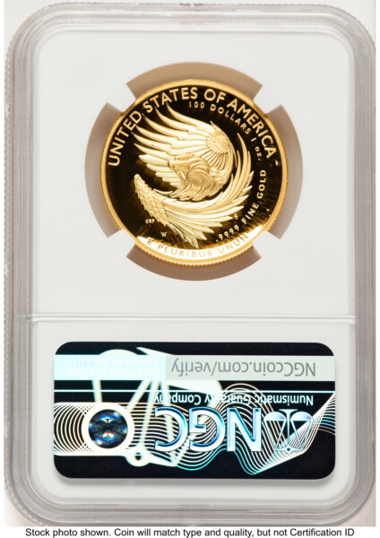 2025-W G$100 American Liberty High Relief, DC ER Mike Castle 70 NGC
