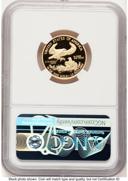 2012-W Proof Gold Eagle 1/4 oz John Mercanti 70 NGC