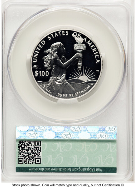 2014-W Proof Platinum Eagle 1 oz Non Designation 70 CACG