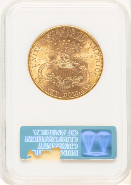 1906-S $20 CAC 62 NGC