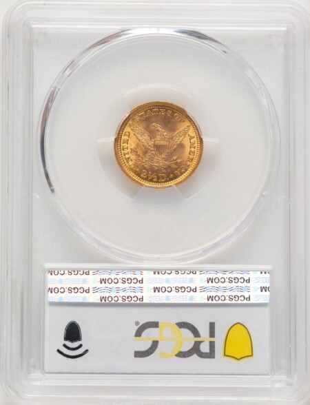 1896 $2 1/2 PCGS Secure 66 PCGS