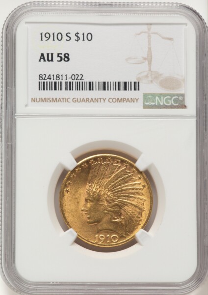 1910-S $10 58 NGC