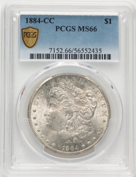 1884-CC S$1 PCGS Secure 66 PCGS
