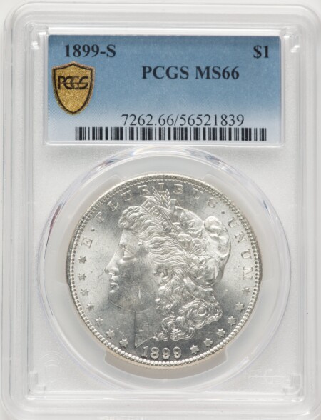 1899-S S$1 PCGS Secure 66 PCGS