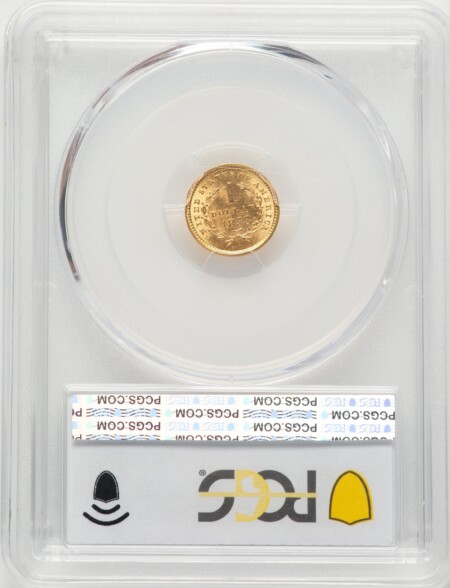 1853 G$1 PCGS Secure 63 PCGS