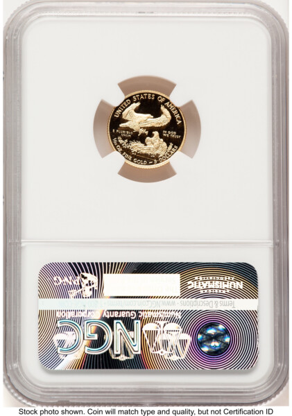 2016-W Proof Gold Eagle 1/10 oz Ed Moy 70 NGC