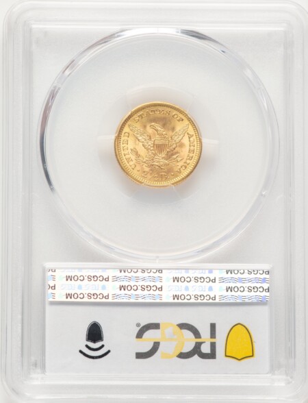 1907 $2 1/2 PCGS Secure 65 PCGS