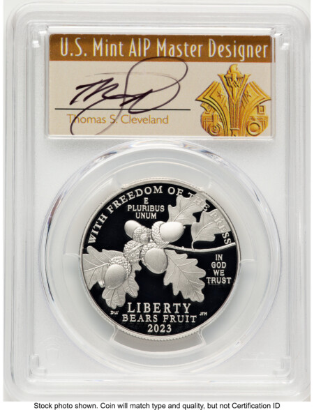 2023-W Proof Platinum Eagle 1 oz FDI Thomas Cleveland Art Deco Philadelphia 70 PCGS
