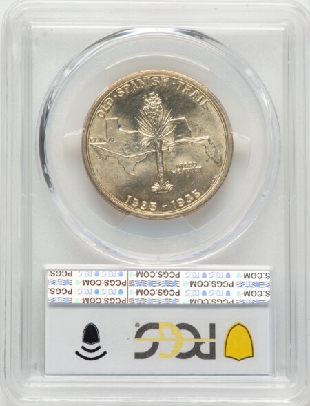 1935 50C Spanish Trail, MS PCGS Secure 65 PCGS